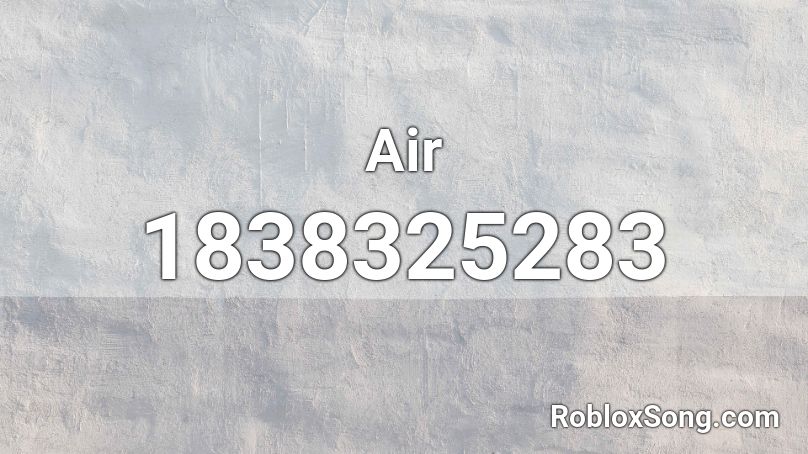 Air Roblox ID