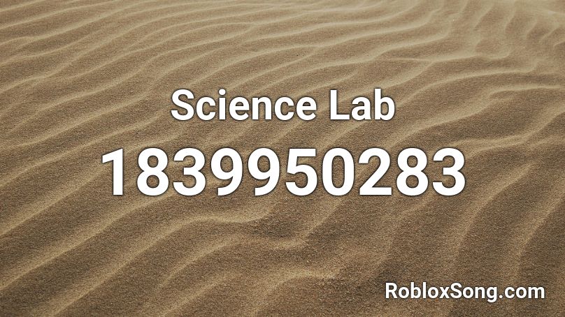 Science Lab Roblox ID