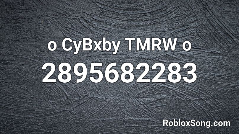 ToMorRoW Roblox ID