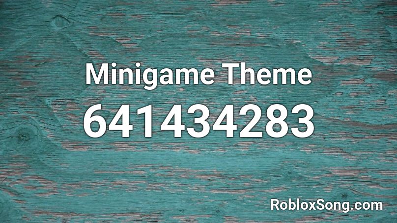 Minigame Theme Roblox ID