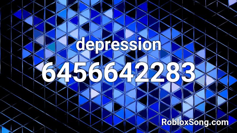 depression Roblox ID