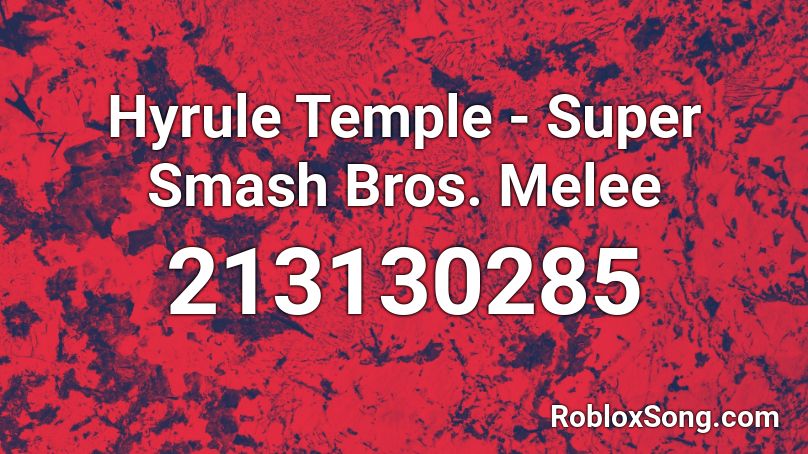 Hyrule Temple - Super Smash Bros. Melee Roblox ID