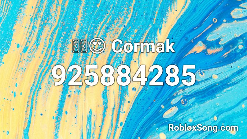 🔥🔥😍 Cormak  Roblox ID