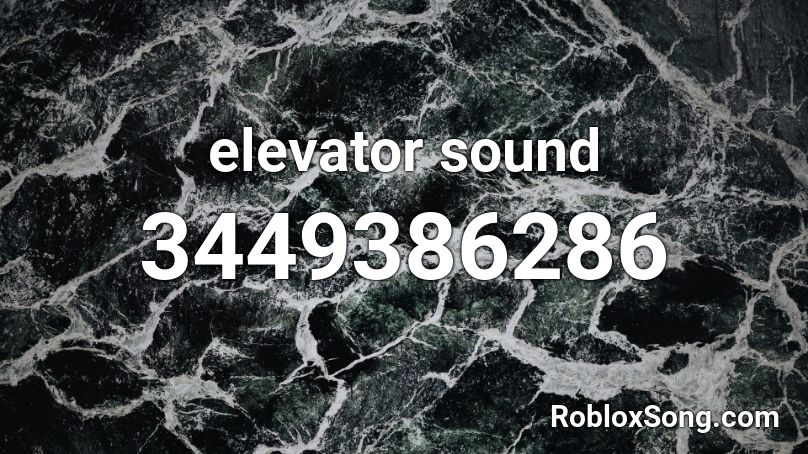 elevator sound Roblox ID