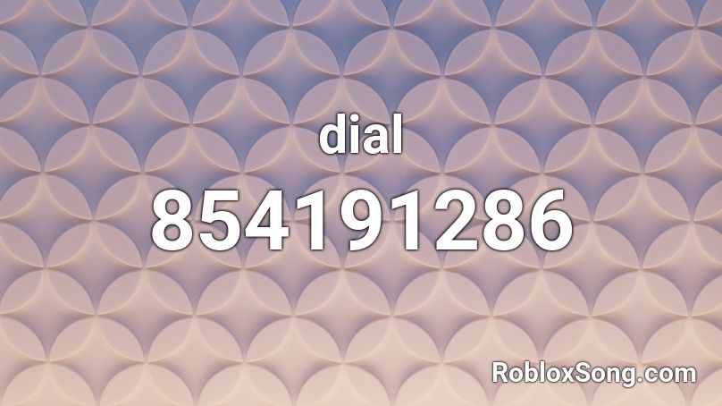 dial Roblox ID
