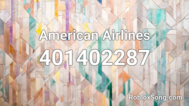 American Airlines Roblox ID