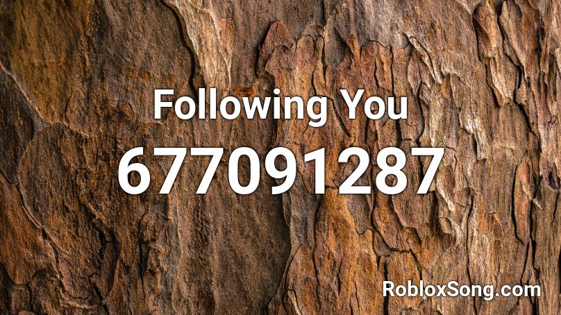 Following You Roblox ID