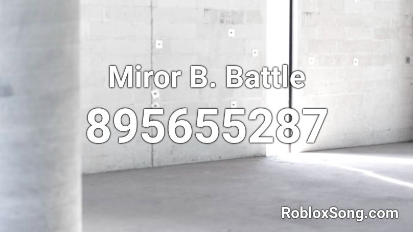 Miror B Battle Roblox Id Roblox Music Codes - omega flowey battle roblox