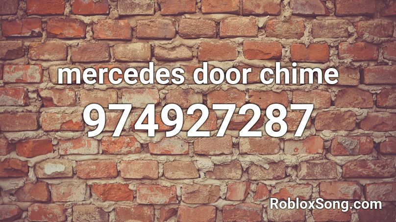 mercedes door chime  Roblox ID