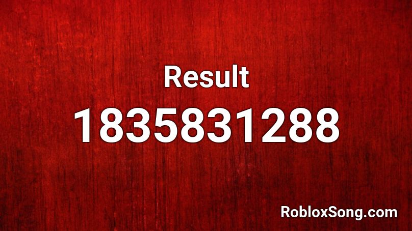 Result Roblox ID