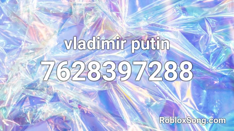 Vladimir putin Roblox ID