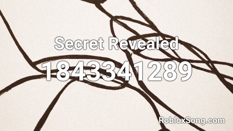 Secret Revealed Roblox ID