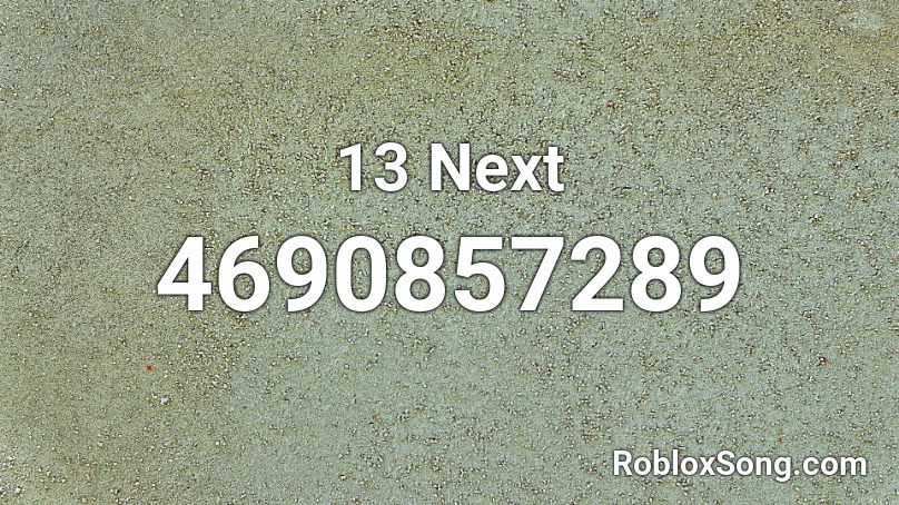 13. Next Roblox ID