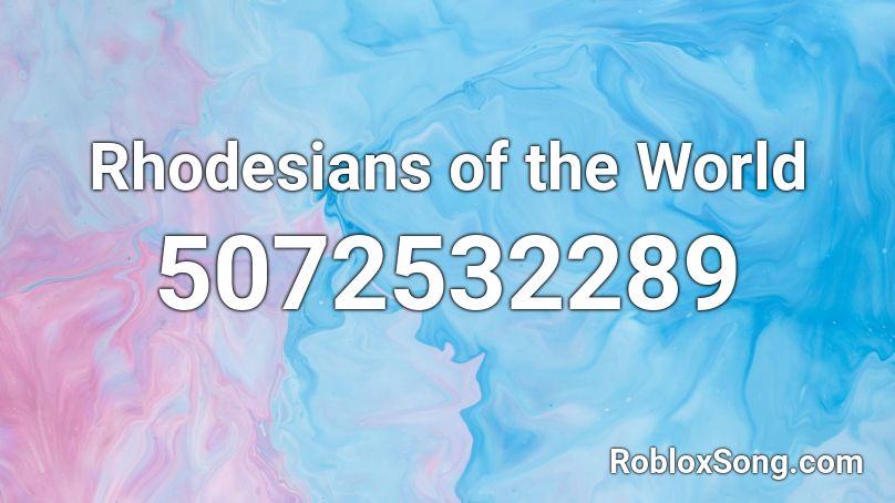 Rhodesians of the World Roblox ID