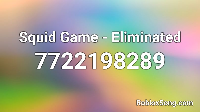 Squid Game - Eliminated Roblox ID