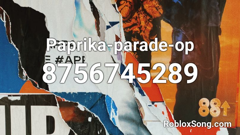 Paprika-parade-op Roblox ID