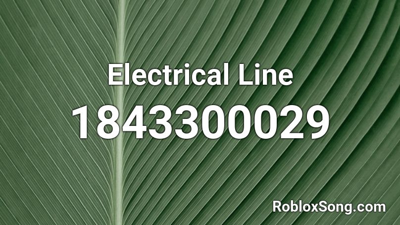 Electrical Line Roblox ID