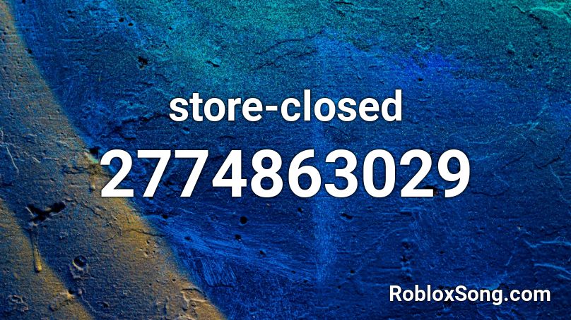 store-closed Roblox ID