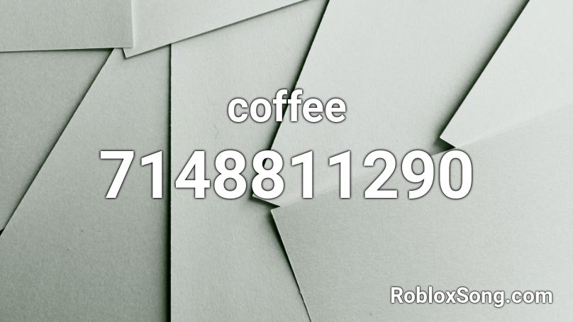 coffee Roblox ID