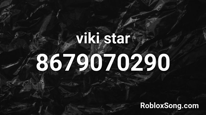 viki star Roblox ID