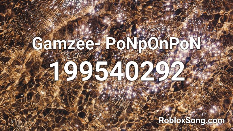 Gamzee- PoNpOnPoN Roblox ID