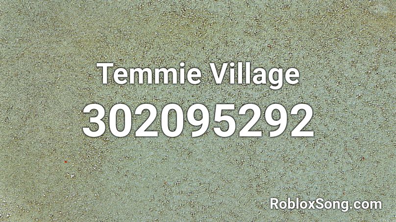 Temmie Village Roblox ID