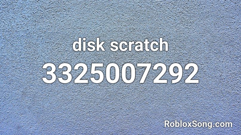 disk scratch Roblox ID
