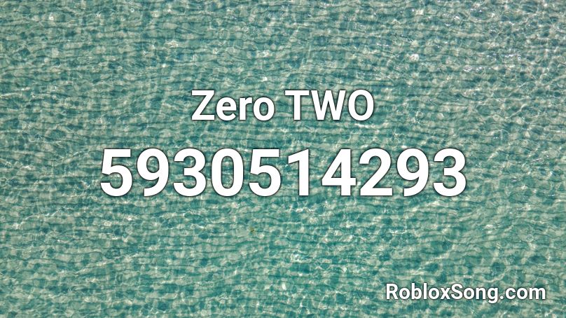 Zero Two Roblox ID