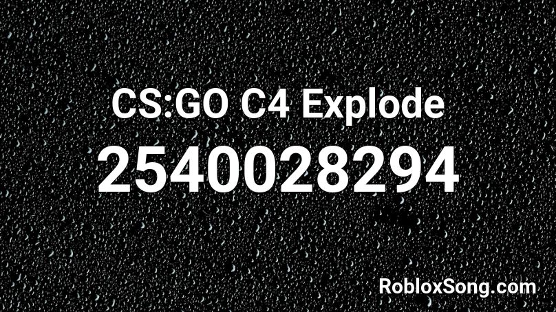 CS:GO C4 Explode Roblox ID