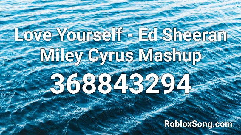 Love Yourself - Ed Sheeran Miley Cyrus Mashup Roblox ID