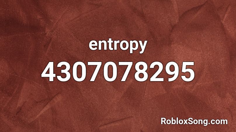 entropy Roblox ID