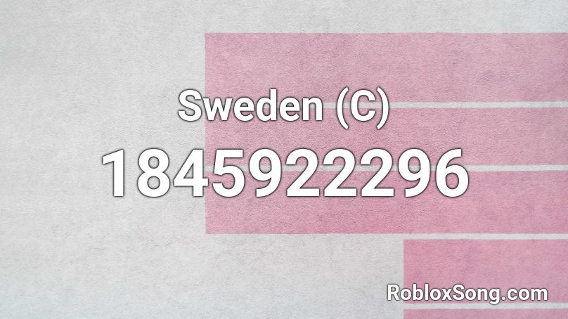 Sweden (C) Roblox ID