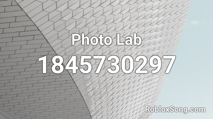 Photo Lab Roblox ID