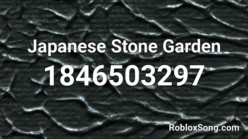Japanese Stone Garden Roblox ID