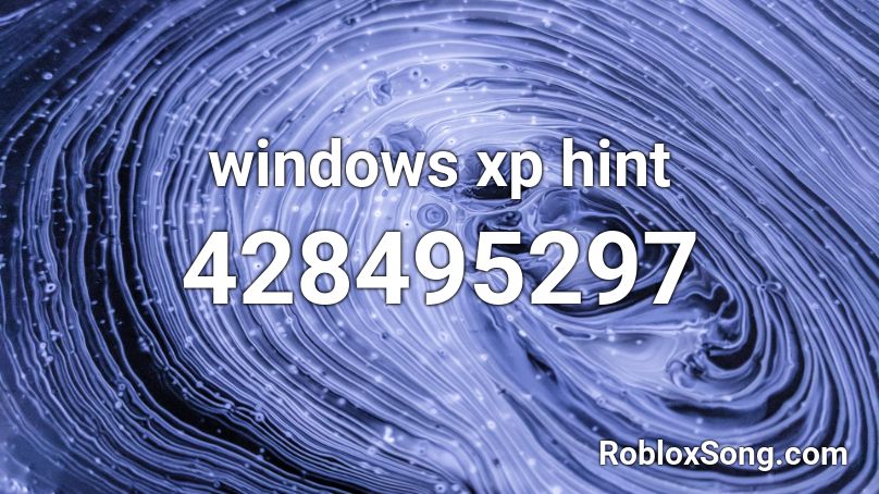 windows xp system message Roblox ID