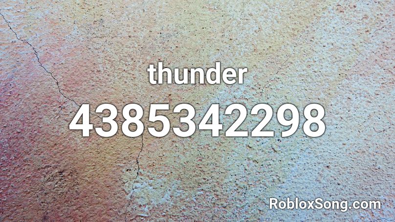 thunder Roblox ID