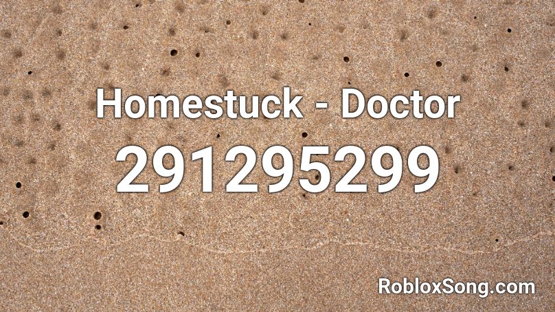 Homestuck - Doctor Roblox ID
