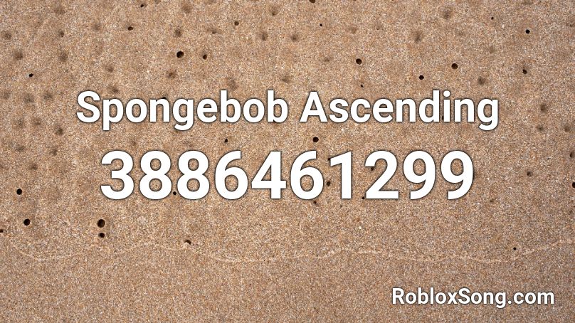 spongebob gooba roblox id