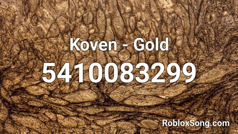 Koven - Gold Roblox ID