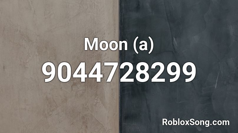Moon (a) Roblox ID