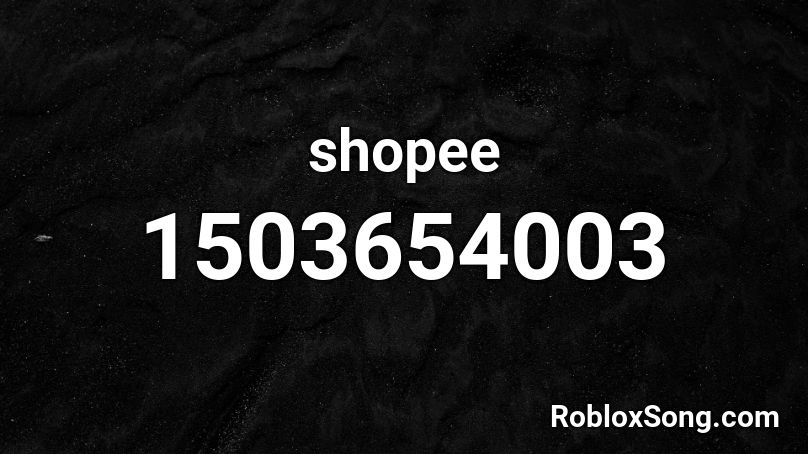 shopee Roblox ID