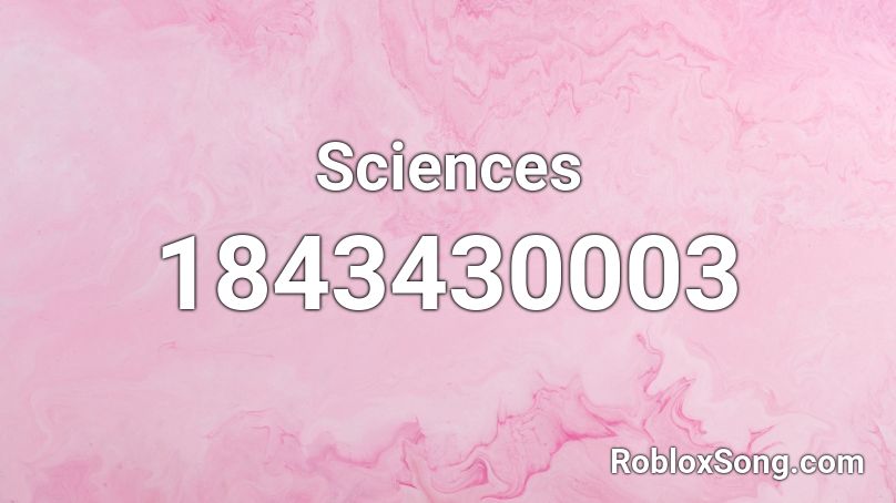 Sciences Roblox ID