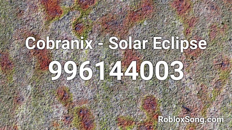 Cobranix - Solar Eclipse Roblox ID