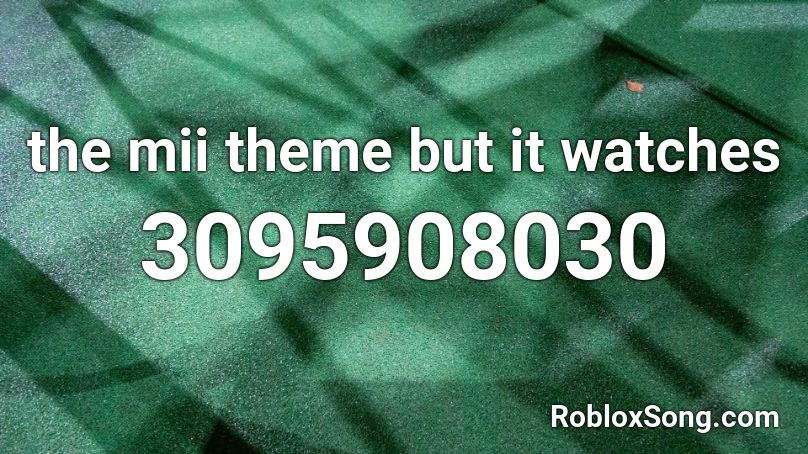 mii theme remix roblox