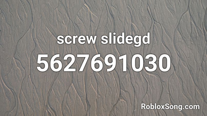 screw slidegd Roblox ID