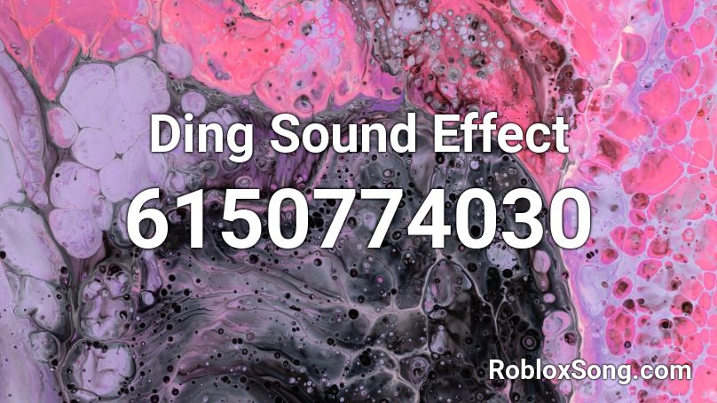 Ding Sound Effect Roblox ID