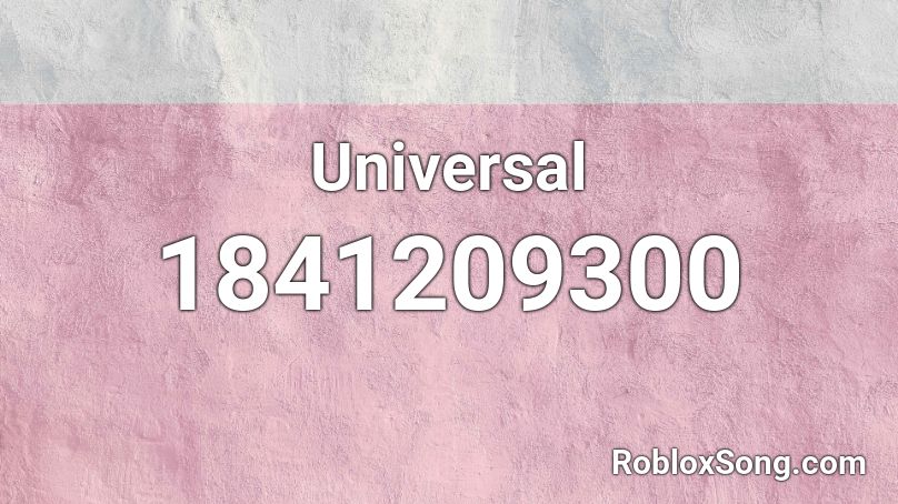 Universal Roblox ID