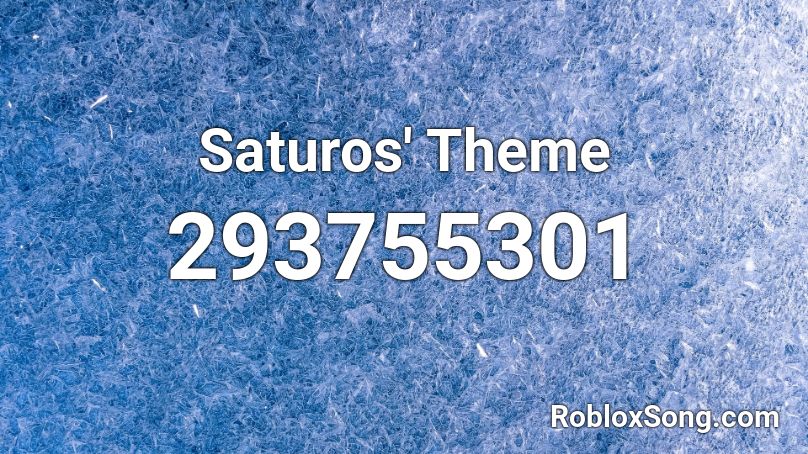 Saturos' Theme Roblox ID