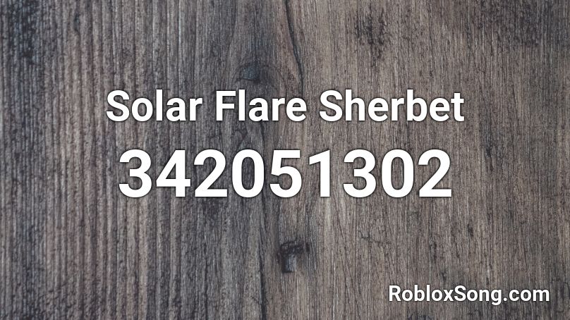 Solar Flare Sherbet Roblox ID