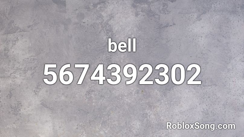 bell Roblox ID